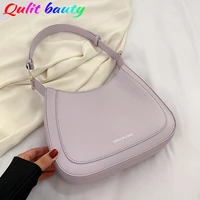 top quality pu leather women trend shoulder bag summer 2022 designer small underarm bag luxury brand fashion ladies handbag tote