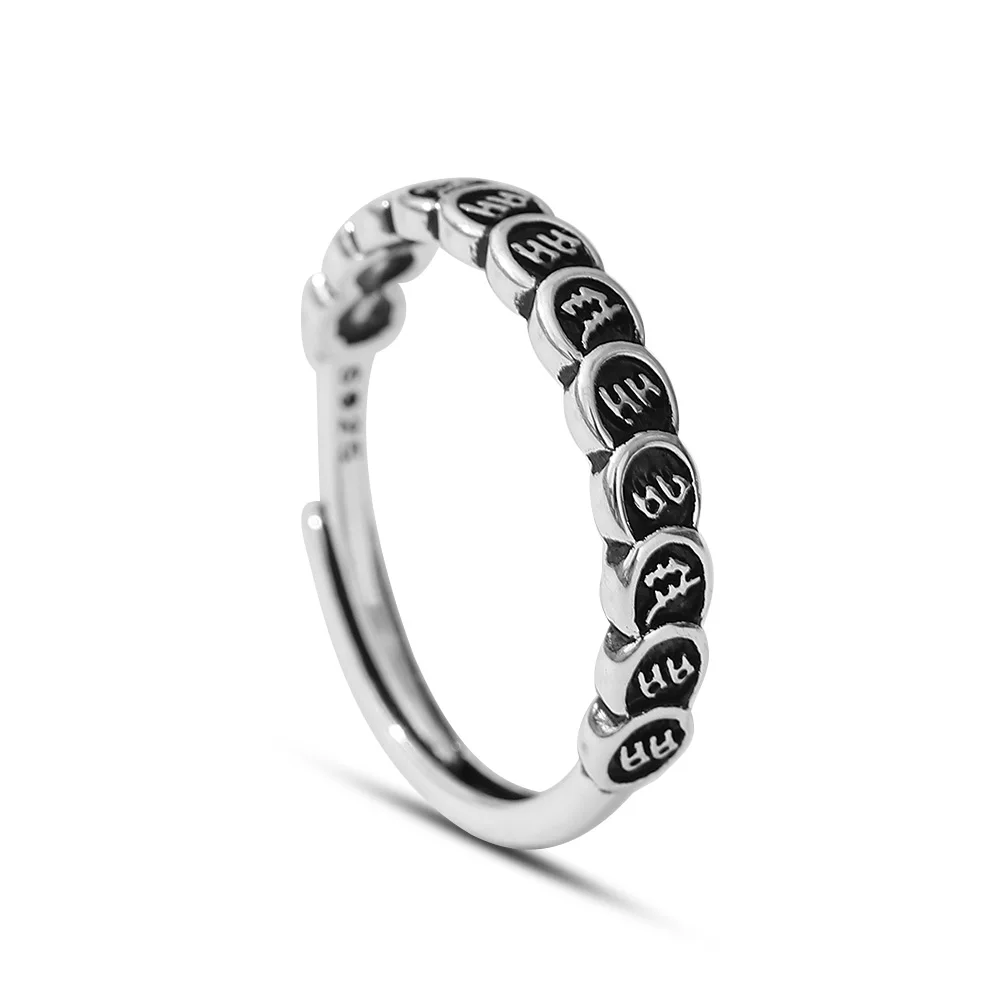 

Vintage Gothic Rings for Women Creative Adjustable Opening Ring Lovely Cat Face Rings Mini Copper Cash Alloy Rings Jewelry Gift