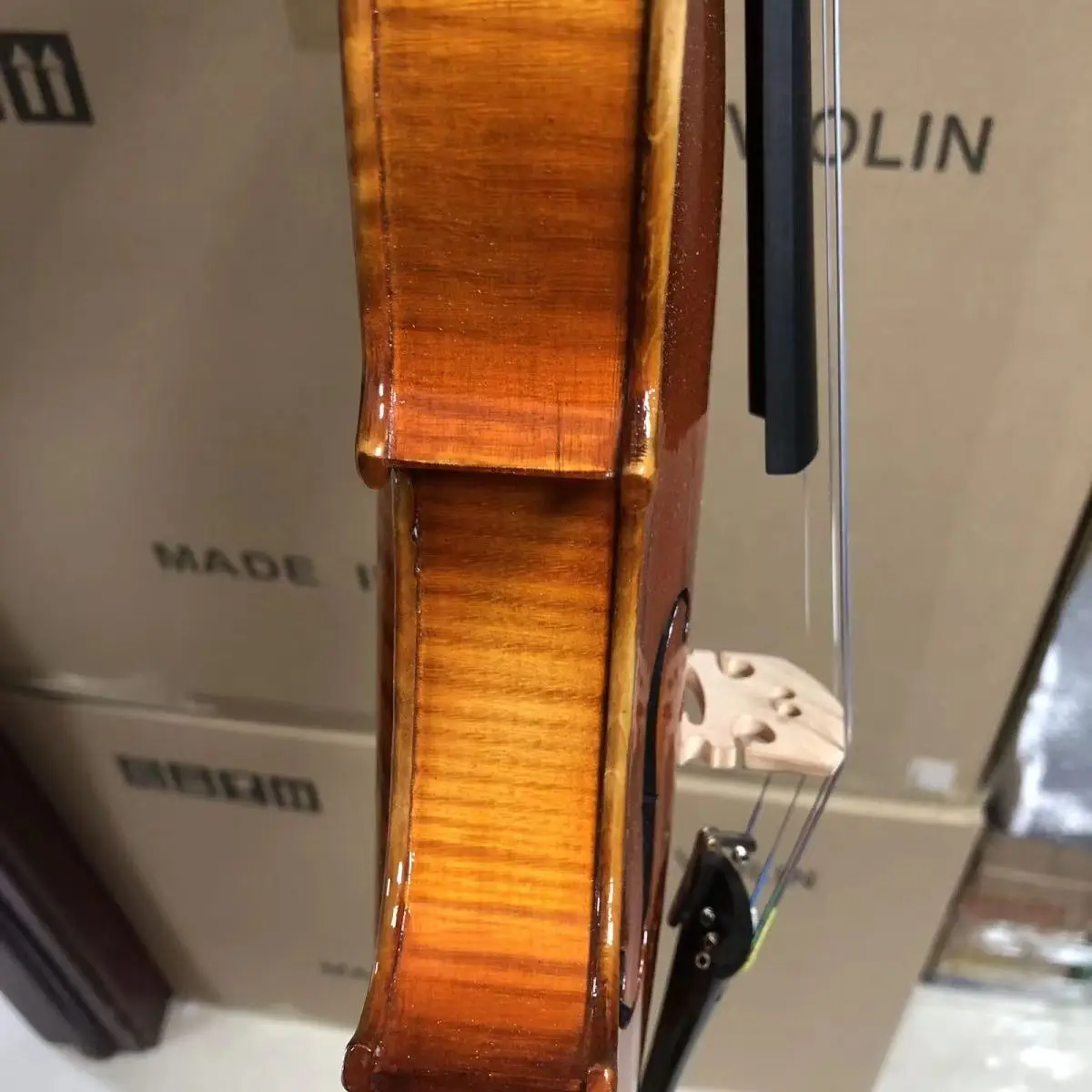 Фото Красивая скрипка 1716 Stradivari, профессиональная скрипка с масляной краской, скрипка ручной работы №5