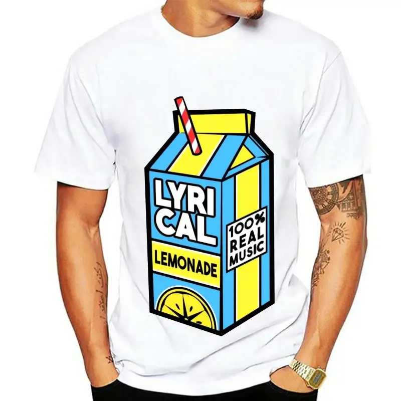 

Lyrical Lemonade Official Logo Merch T-Shirt Music Lil Skies Rap Wiz Khalifa O-Neck Fashion Casual High Quality Print T Shirt