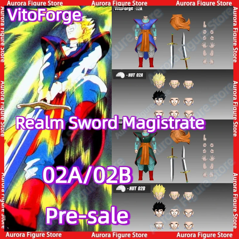 Фото Предзаказ: Фигурка VitoForge VF Realm Sword Magistrate Gohan 02A 02B Dragon Ball SHF SSJ King Kai Son Goku, аниме-фигурка, модель, игрушка №1