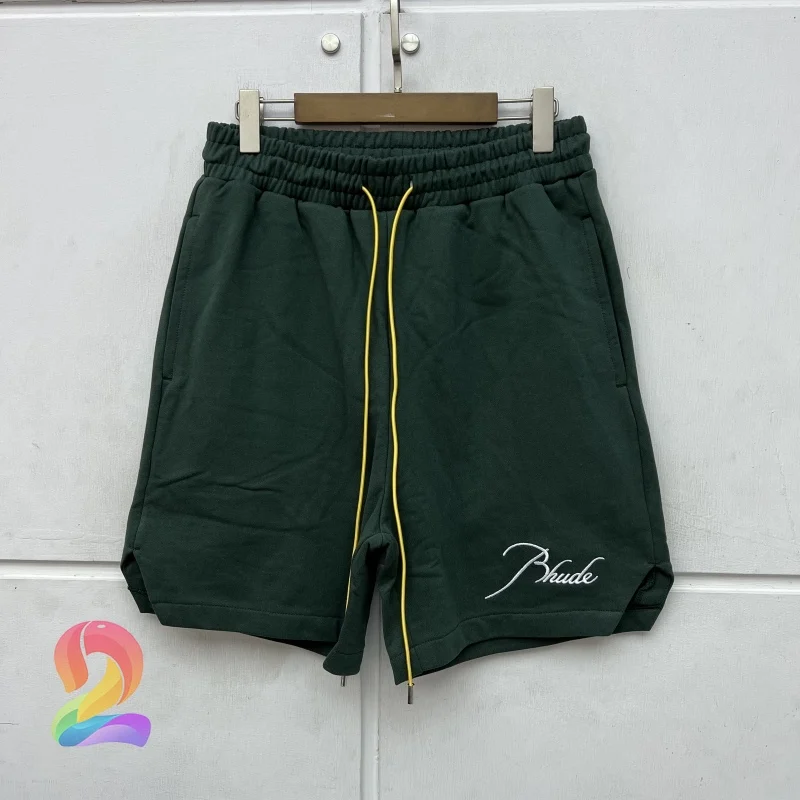 

High Quality Embroidery Logo Rhude Drawstring Oversize Shorts