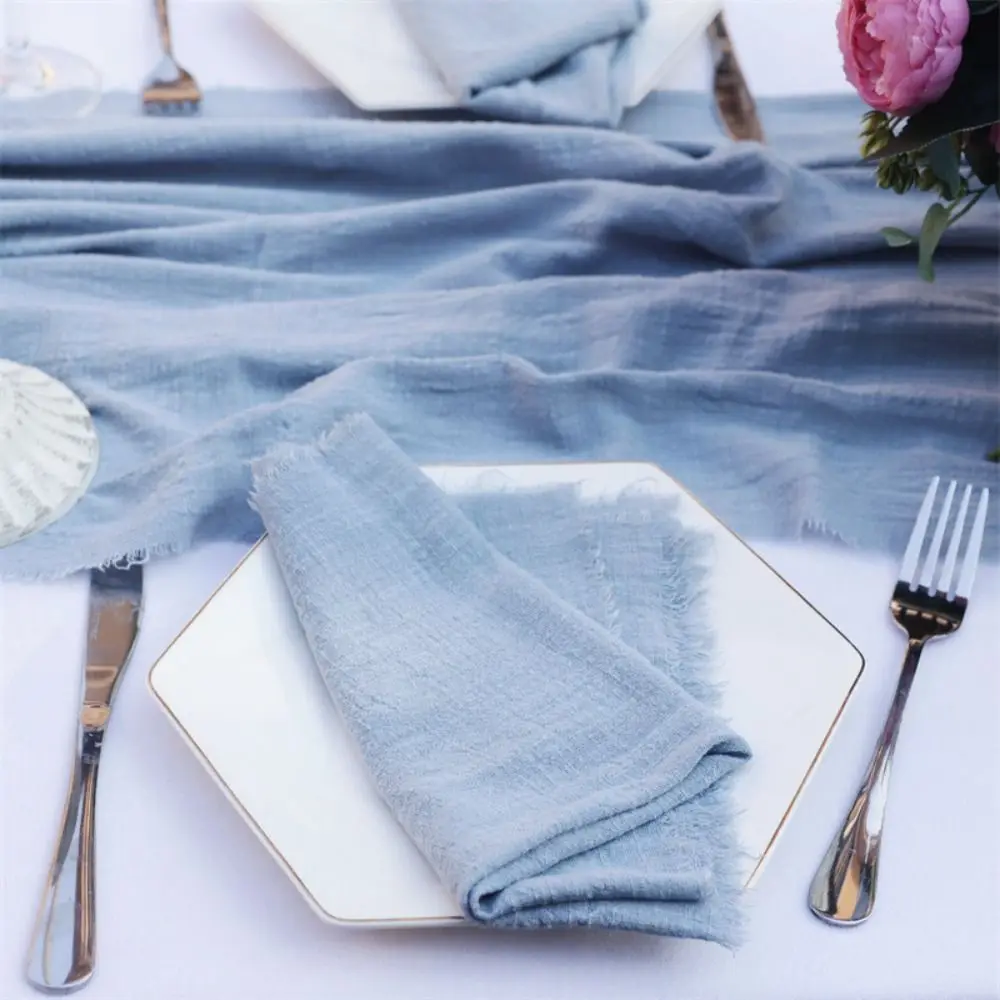 

Cotton Cloth Home Hotel Table Decoration Various Colors Dinner Kitchen Party Design Mat Tea Towels Napkin Party Supply
