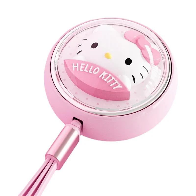 Фото Sanrio Kuromi Melody 3 в 1, кабель для передачи данных с одним сопротивлением, три дюйма, для Apple Android Tpyec, универсальные милые подарки №5