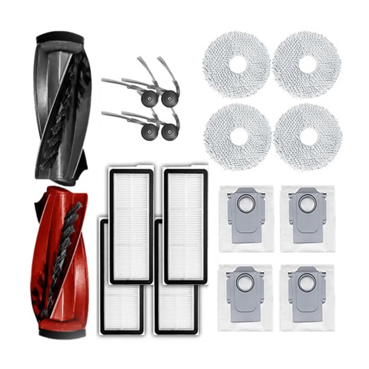 Для робота-пылесоса Qrevo Curve/P20 Pro основная боковая щетка фильтр Hepa швабра тканевые