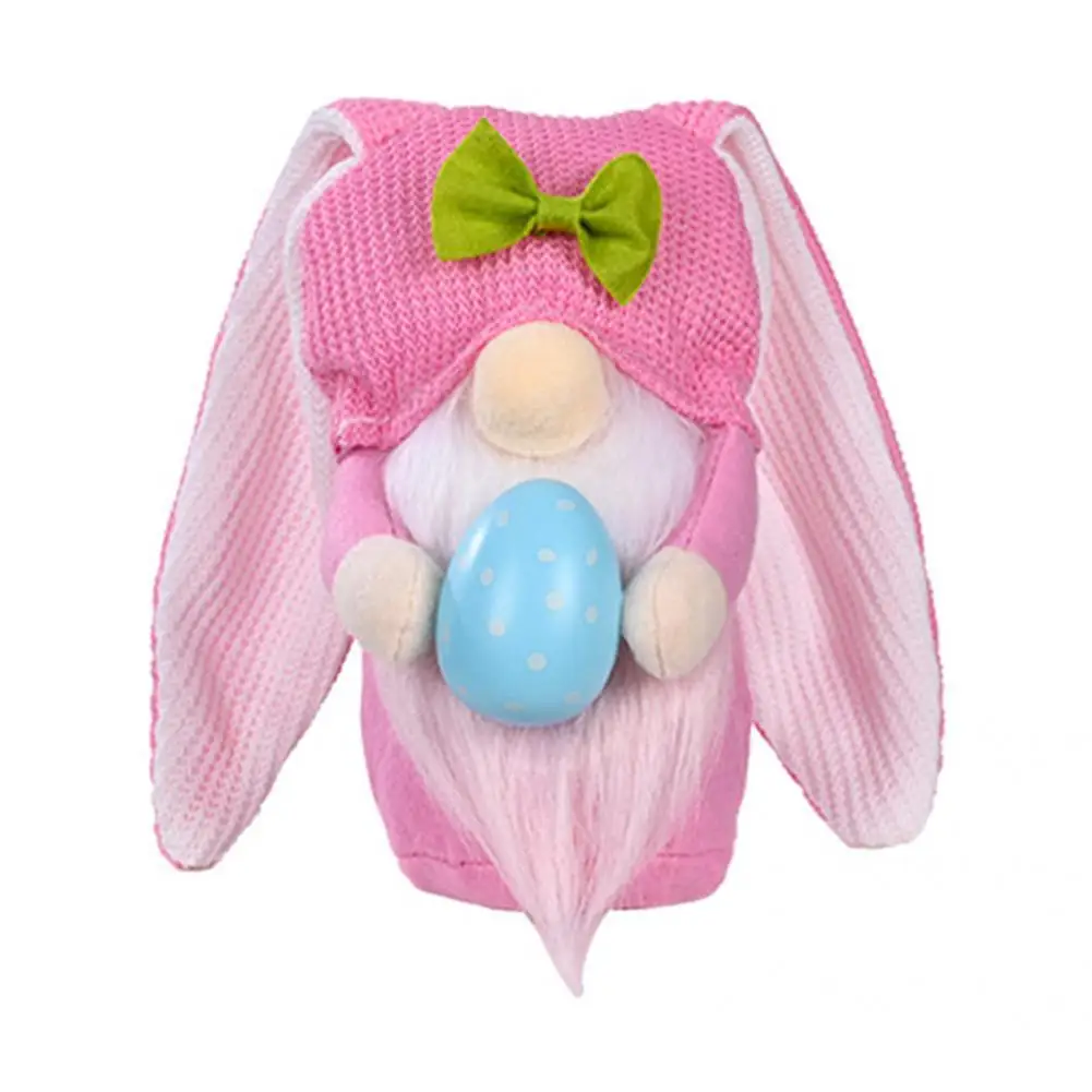 

Lovely Special Holding Egg Gnome Decoration PP Cotton Easter Gnome Decoration Fadeless Party Supplies