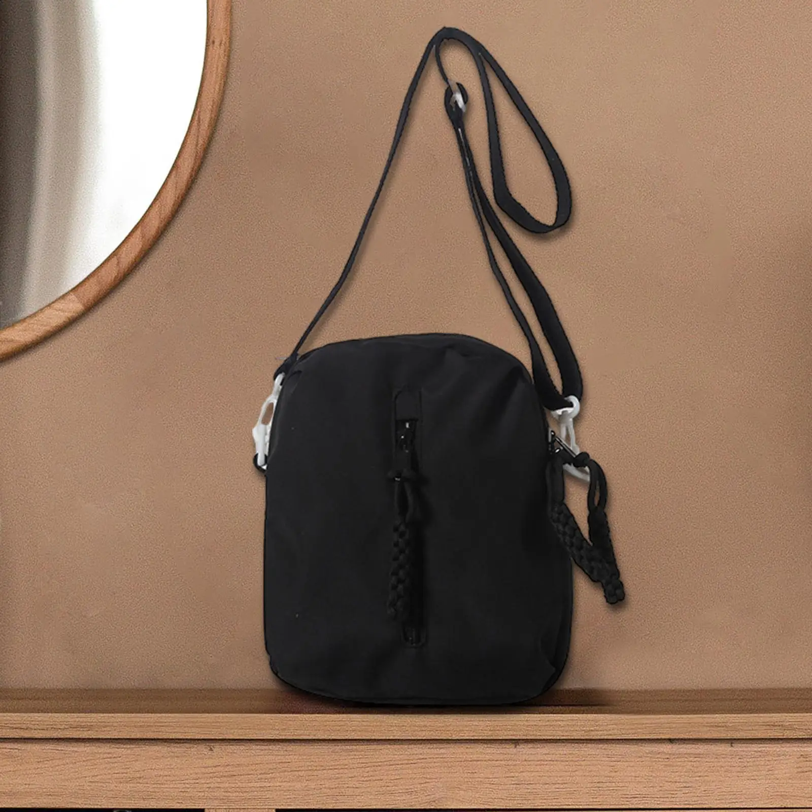 Женская сумка через плечо портативная Модная креативная легкая на молнии для