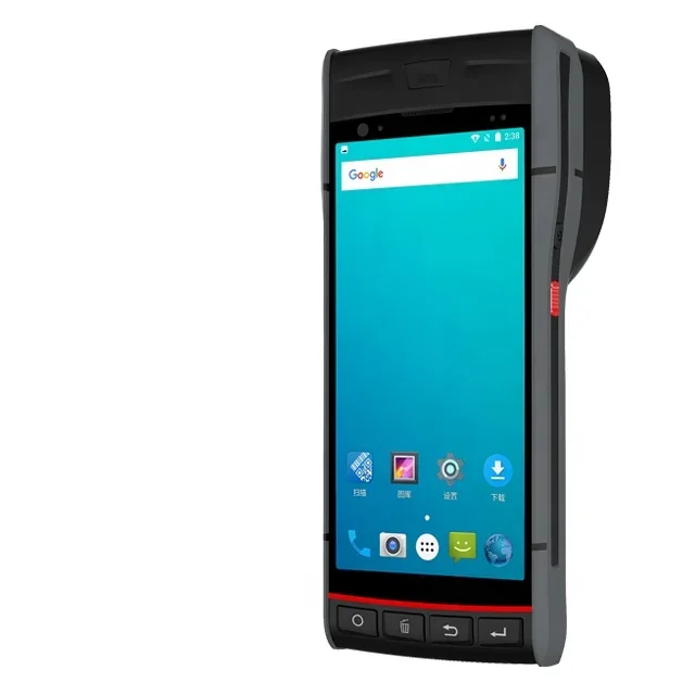 Blovedream S60 5 5-дюймовый Android 9.0 со сканером термопринтера NFC сканер штрих-кода КПК