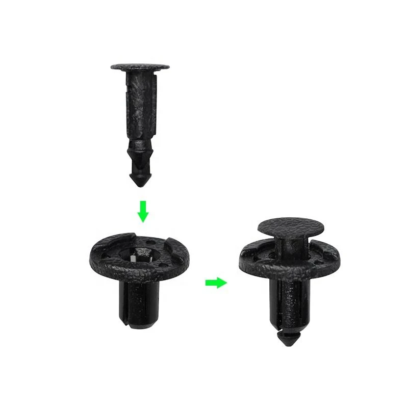 100 шт. для 8 мм отверстия автоматические зажимы пластиковый крепеж бампера