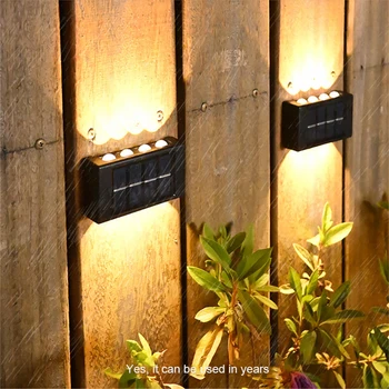 1/2PCS Solar Light Waterproof Solar Led Light Outdoor Sunlight Lamp for Garden Street Landscape Balcony Decor Solar Wall Lamp 3