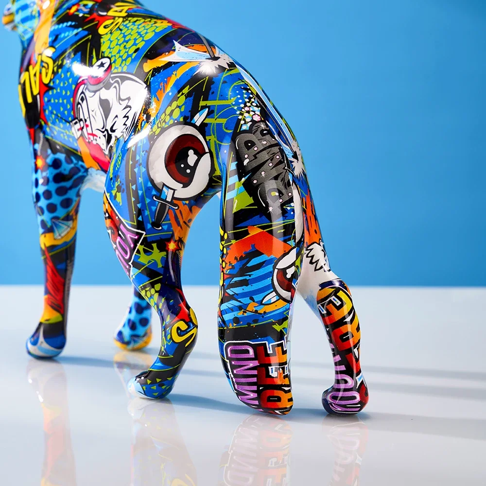 Творческое красочное искусство животное немецкая овчалка полимерные изделия