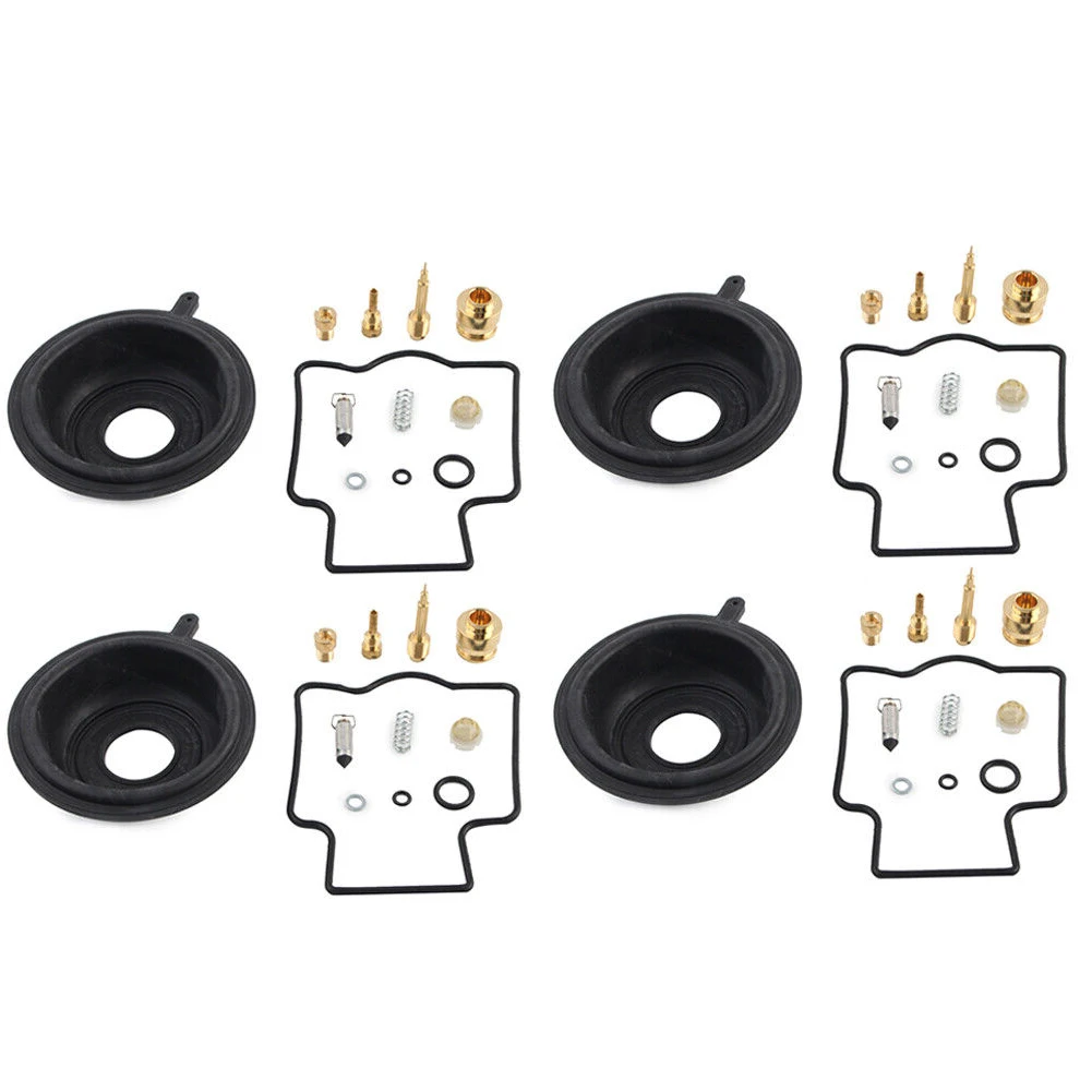 

Durable Motorcycle Carburetor RepairKit Fuel Supply 4 Set Brass Carburetor Spare Sets For Kawasaki ZX600D ZZR600D