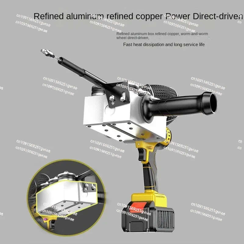 Máquina roscado batería litio 40 м/мин кабель acero electricista automático herramientas экстраción alambre oculto