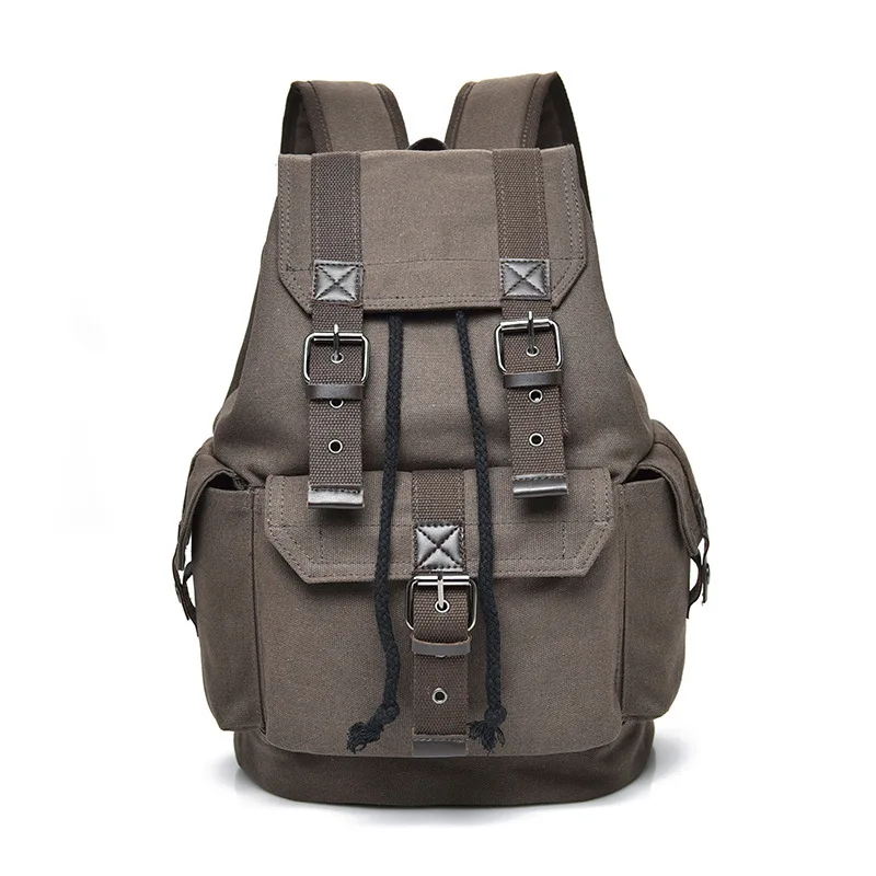 

Холщовый Рюкзак Унисекс, школьный ранец на шнурке для мужчин и женщин, дорожный рюкзак на плечо для ноутбука для подростков