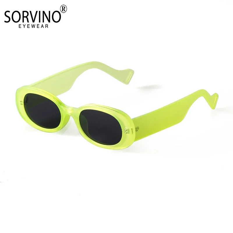 Очки солнцезащитные женские Овальные в винтажном стиле с защитой UV400