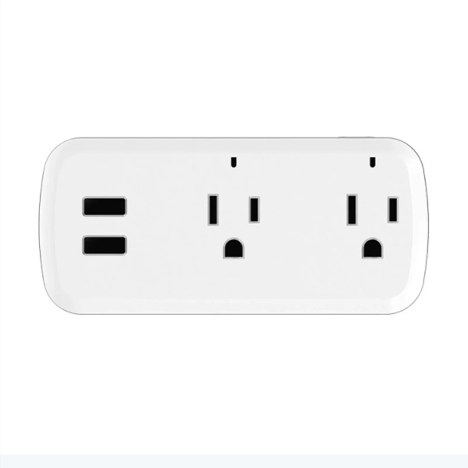 

Durable WIFI Socket AC110V 16A Multifunctional Plug Adapter Smart Outlets 4000W Dual USB Interface Energy-saving