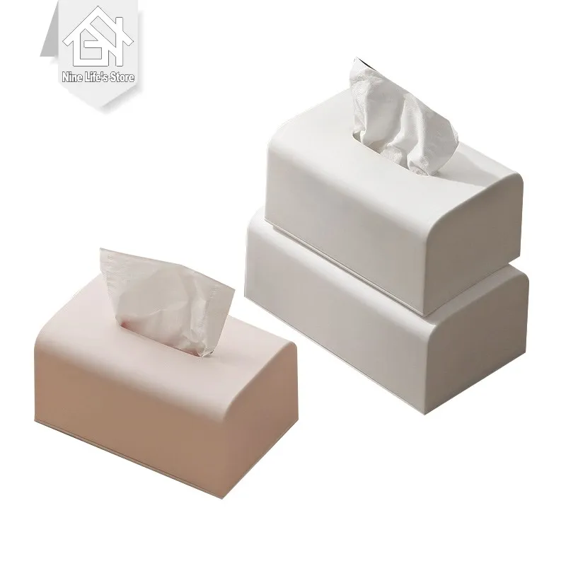 

Plastic Tissue Box Napkin Holder Napkin Holder for Paper Napkins Wipes Case Toilet Paper Holder Cover Car Tissue Holder Box