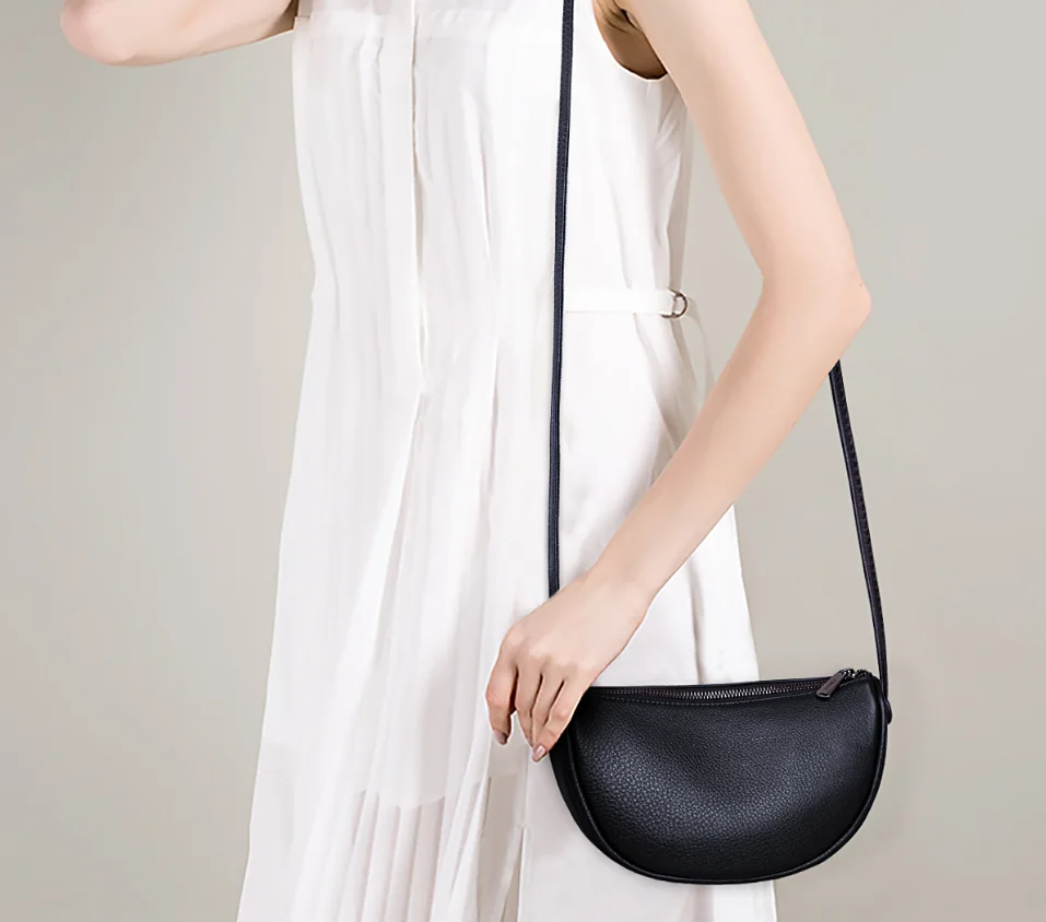 

2022 New Fashion Versatile Leather Crossbody Bag Women'S Senior Quality Mini -Shoulder Bag Soft Leather Dinner Coin Purse