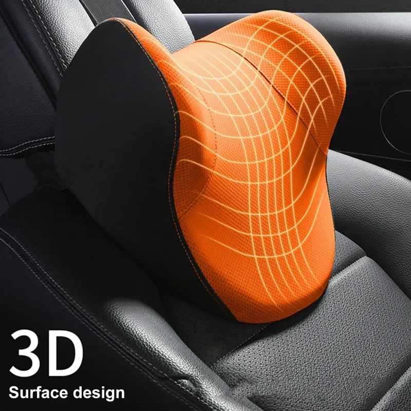 

Memory Cotton Neck Pillow Car Seat Head Support Lumbar Cushion Comfortable and Breathable Car Headrest Relieve Fatigue Pillow