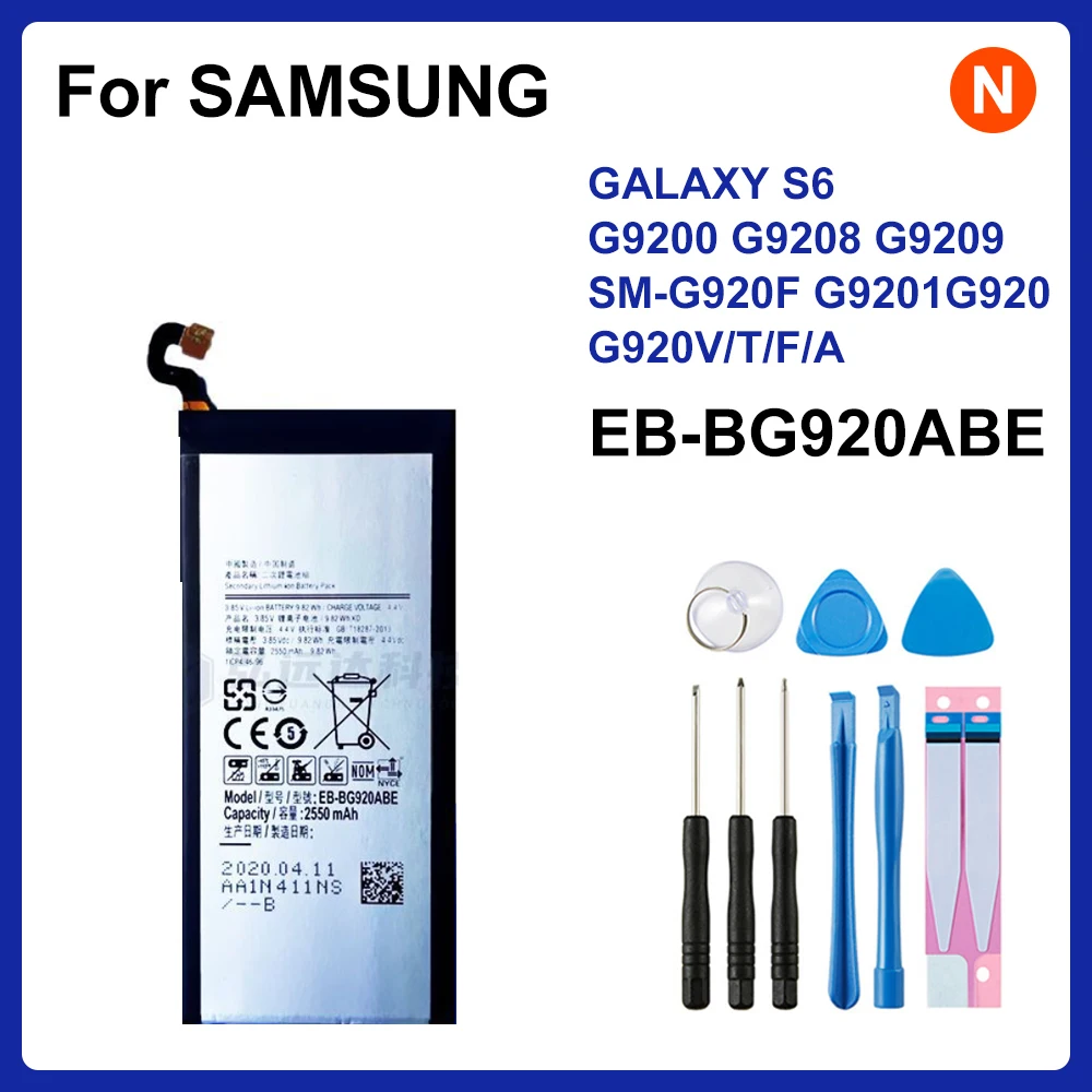 For SAMSUNG battery Samsung Galaxy S6 Edge/Plus S7 Edge S8 Plus+ S9 Plus S10 S10E J5 Pro J7