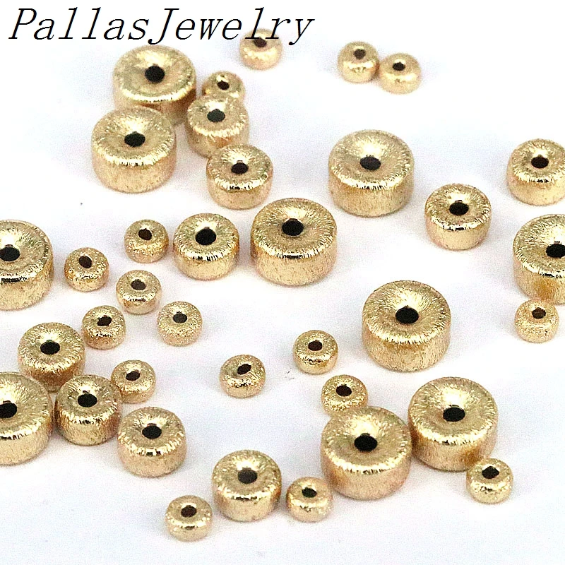 

Плоские круглые металлические бусины для изготовления ювелирных изделий, 200 шт., 4 мм, 6 мм, 8 мм, золотистого цвета