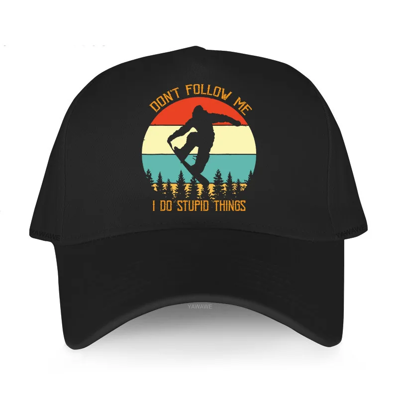 

Vintage yawawe caps outdoor unisex hat DON'T FOLLOW ME I DO STUPID THINGS Cotton Baseball cap men adjustable hip hop Hat