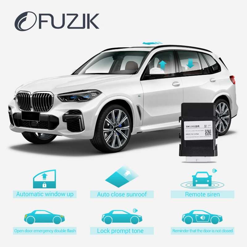 

Fuzik Auxiliary Driving Intelligent Module, Automatic Lifting Window, Locking Reminder, Reversing Warning for BMW