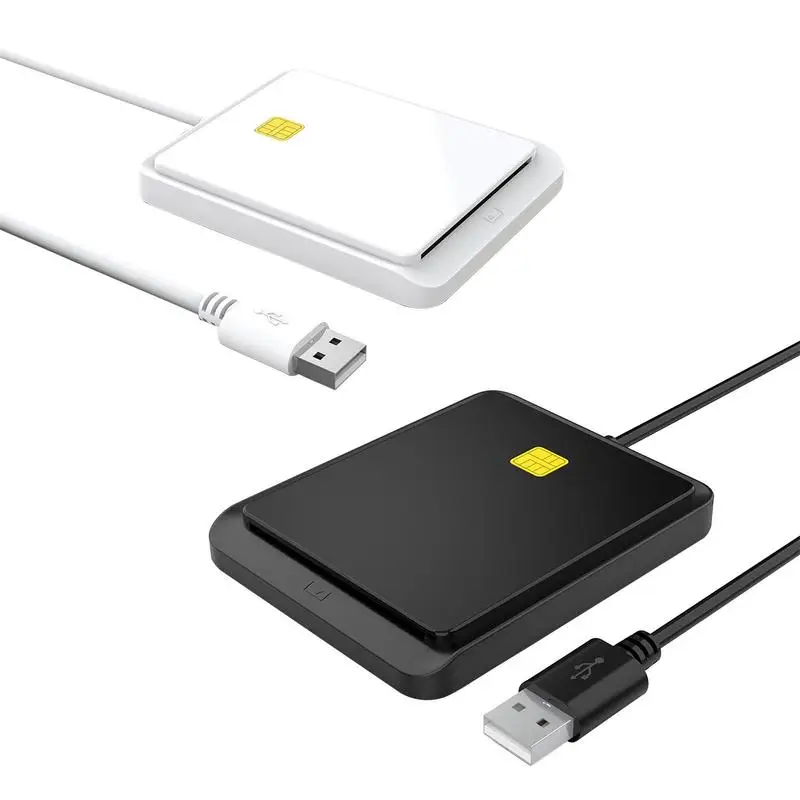 

CAC Smart Card Reader Smart Card Reader USB CAC Common Access Card Universal Multipurpose USB Smart Card Reader For Payment Tax