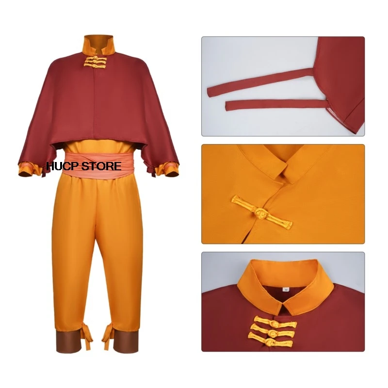 Аватар Последний Aang косплей костюм детский комбинезон наряды Хэллоуин