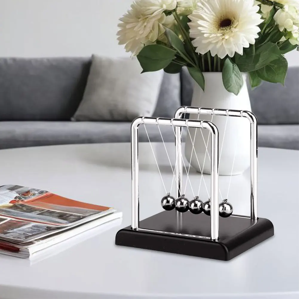 Колыбель Ньютона баланс стальные шарики физика наука маятник настольная игрушка