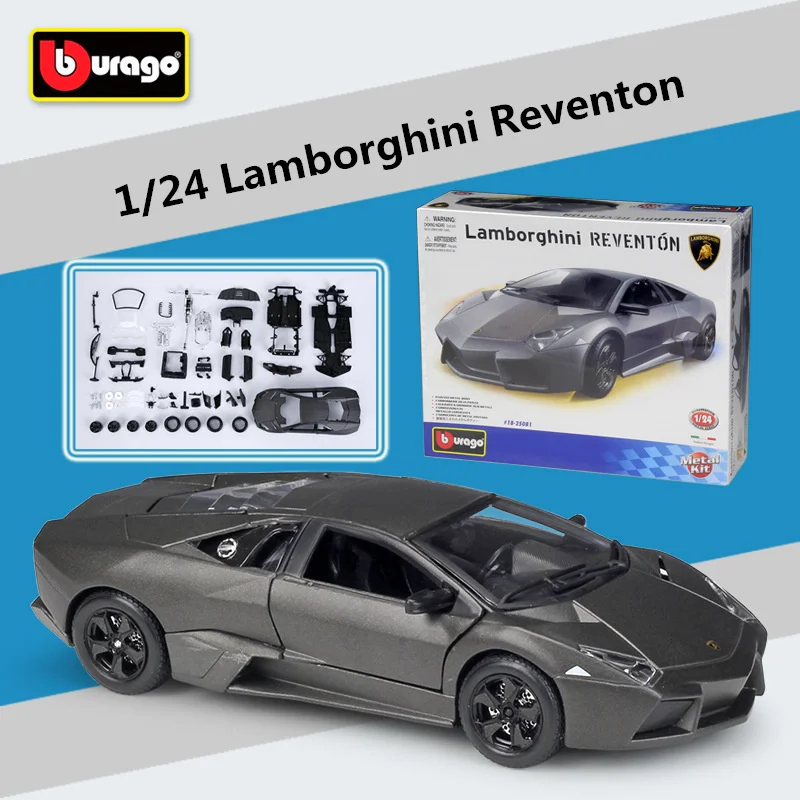 

Bburago Assembly Version 1:24 Lamborghini Reventon Alloy Sports Car Model Diecast Metal Toy Racing Car Model Collection Kid Gift