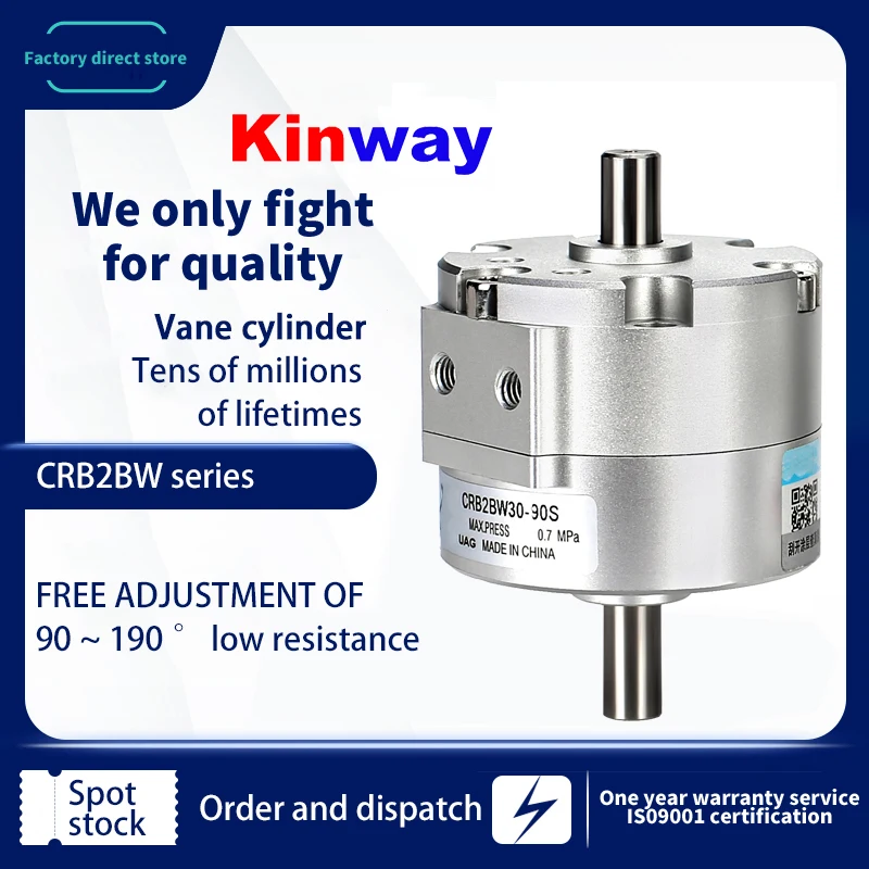 Пневматический 90-градусный зажим и прессование вращающегося цилиндра