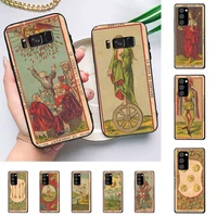 tarot cards reading phone case for redmi 8 9 9a for samsung j5 j6 note9 for huawei nova3e mate20lite cover