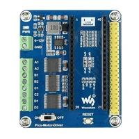 waveshare for raspberry pico motor drive expansion board 4 way dc motor i2c interface module pca9685 pwm driver chip