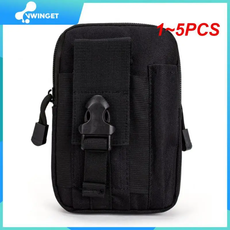 

1~5PCS Running Hanging Bag Outdoor Bag Camouflage Sport Waist Bag Wear-resistant Mountaineering Waist Pocket Tactical Bodypack