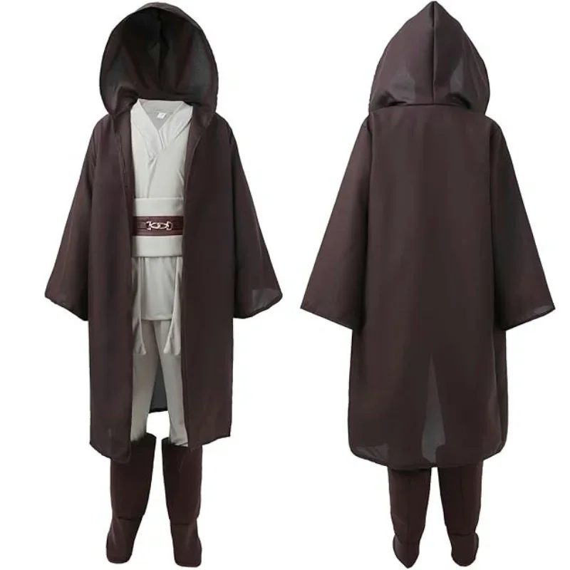 Новинка Детский костюм для косплея рыцаря джедая униформа Оби Вана Кеноби