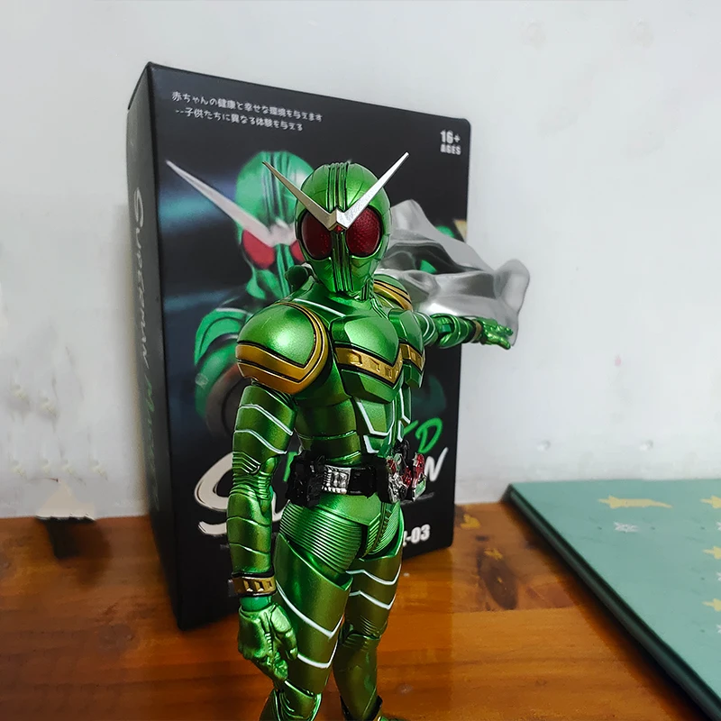 

Bandai Kamen Rider Chase Single C Real Bone Carving Cyclone 3z-03e Ghost Warrior Movable Finished Model Decoration Collect Gift