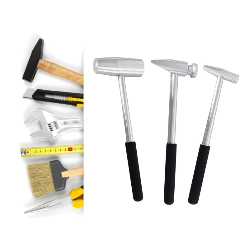 

Paintless- Dent Removal Tap Down Tools Car Dent Repair Hammer Knockdown Tap Down Hammer Aluminum- Dent Fix Accessories M4YD