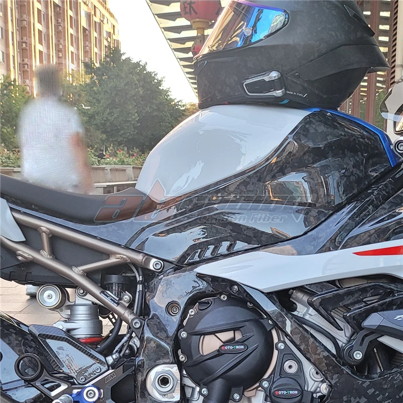 

Gas Tank Side Cover Panel Fairing Cowling For BMW S1000RR 2019-2022 Carbon Fiber 100%