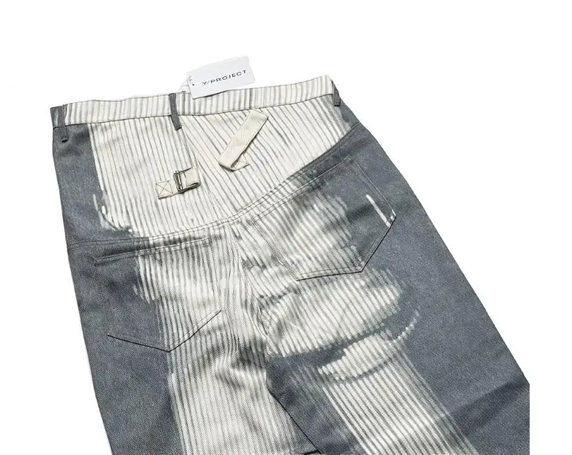 2024 новые классические джинсовые зауженные прямые штаны на молнии Y Project хлопковые