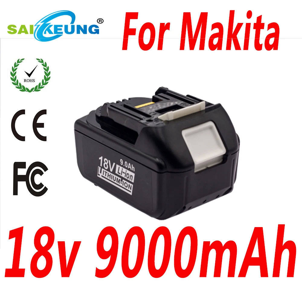 

Заменить аккумулятор Makita 18 в Tool BL1850B 4,0 Ач 6,0 Ач 7,0 Ач 8,0 Ач 9,0 Ач, совместим с BL1840B BL1860B BL1830 BL1815 BL1820