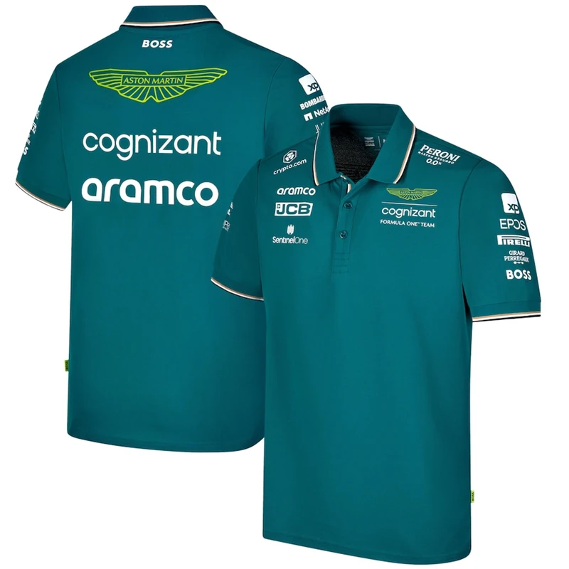 

Aston Martin Aramco Cognizant F1 2023 Official Team Polo Shirts And Blouses Formula 1 Clothing T Shirt For Men T-shirt Golf Wear
