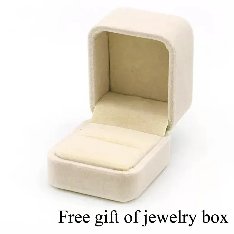 Женские роскошные обручальные кольца с муассанитом сияющей огранки 1-2 карата