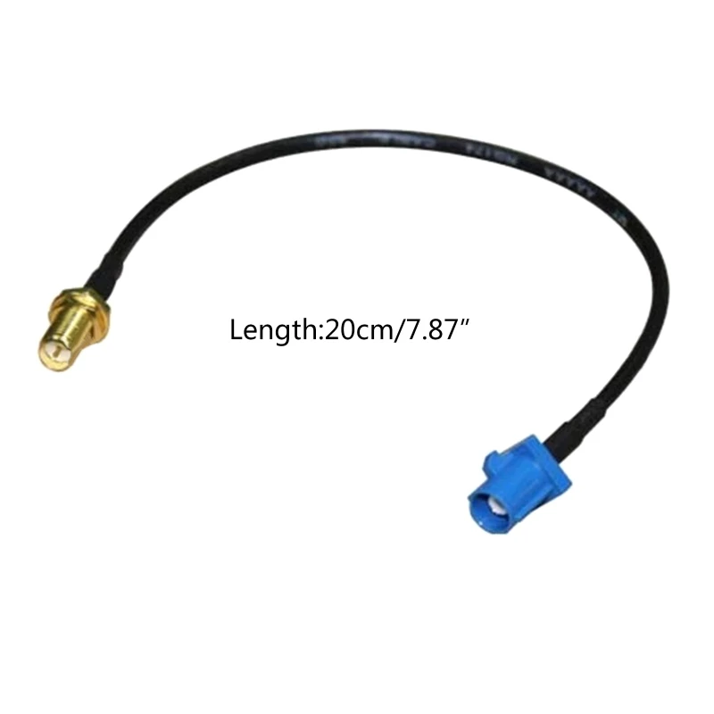 

Кабель-адаптер Fakra C «папа»-«папа» SMA для автомобильной антенны, 20 см, 7,87 дюйма, для автомобильной стереосистемы Android, для головного устройств...