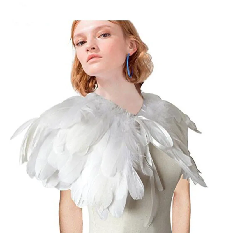 YOYUE 15-20 см ленты с гусиными перьями окрашенные 10 ярдов/партия бахрома