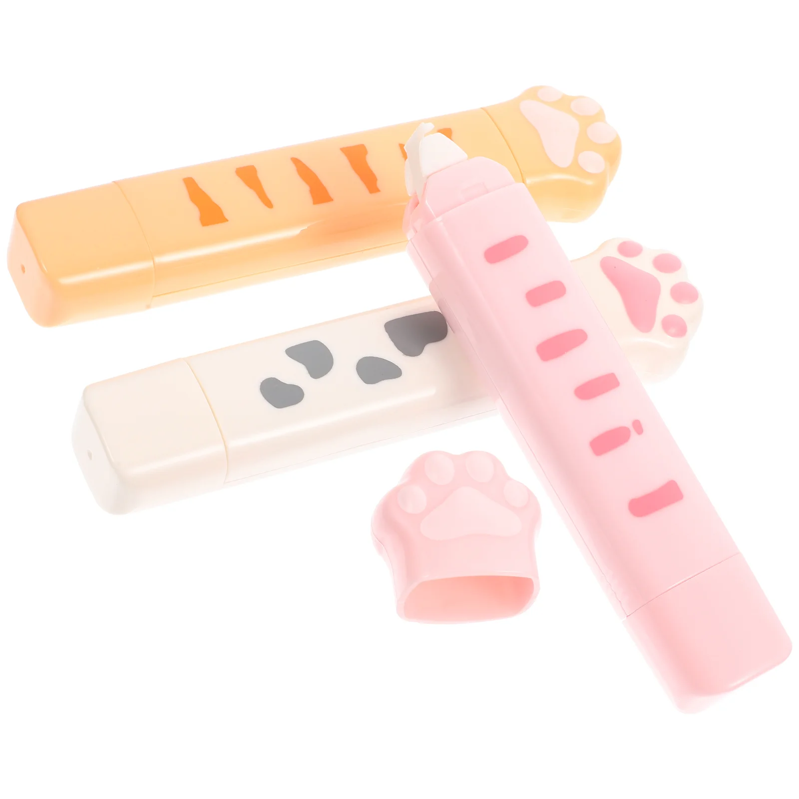 

3 Pcs Double-sided Tape Modifying White-out Kids Stationery Portable Correction School Tapes Students Correcting