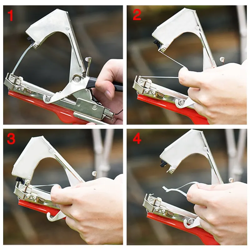 Машинка для подвязки растений K50 инструмент овощей огурцов перца цветов 10