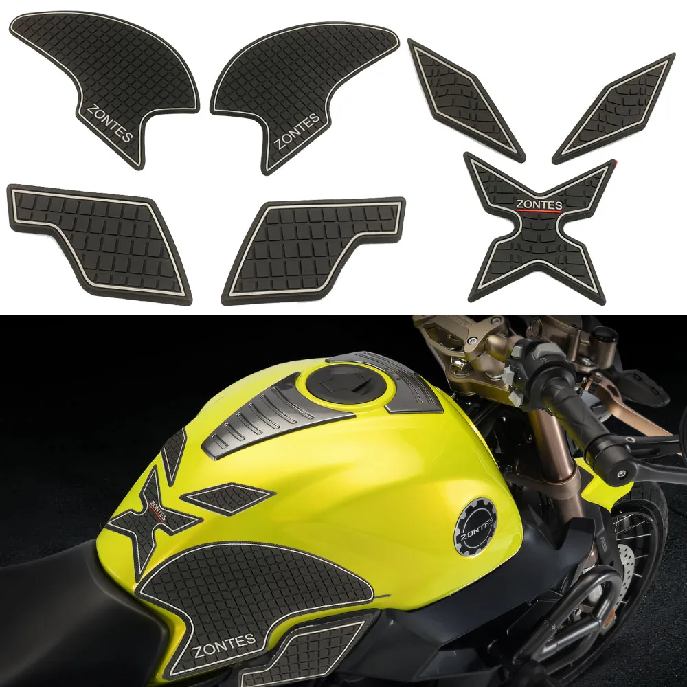 

2022 Motorcycle Anti Slip Tankpad Side Gas Knee Grip Traction 3M Decals Tank Pad Stickers For Zontes G1-125 125 G1 G1 125 G2 125