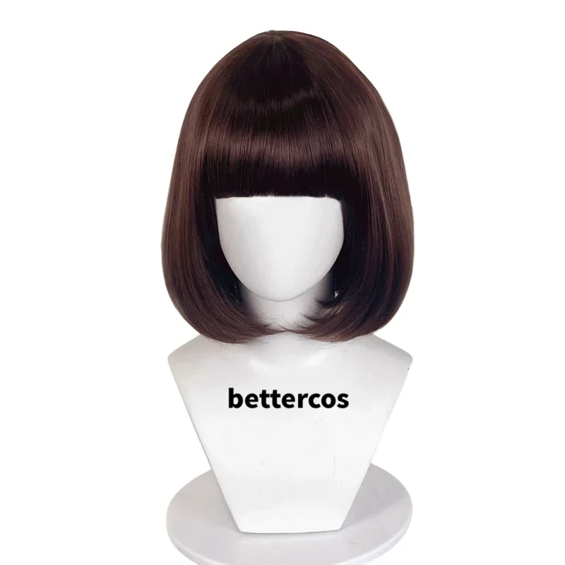 Парик для косплея из аниме Акико йосано термостойкий короткая заколка-бабочка