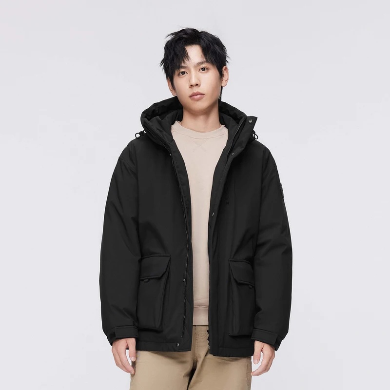 Зимняя пуховая куртка для мужчин BOSIDENG с капюшоном